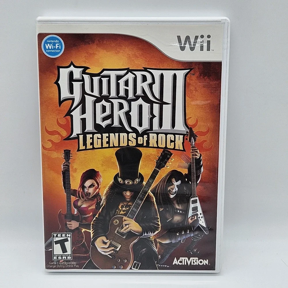 Nintendo Wii Guitar Hero III: Legends of Rock - CIB with Manual and Case